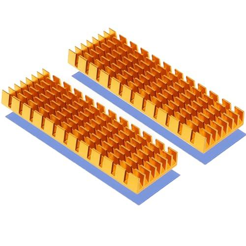 CTRICALVER M.2 ssdヒートシンク 導熱接着シート付き 熱暴走対策 冷却ラジエーターフ...