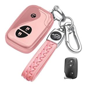 [LETINGFAR] キーケース レクサス用 スマートキーケース キーカバー TPU レクサス専用設計 キーホルダー レクサス LEXUS 前期 LS GS IS HS RX CT LS600h GS430適