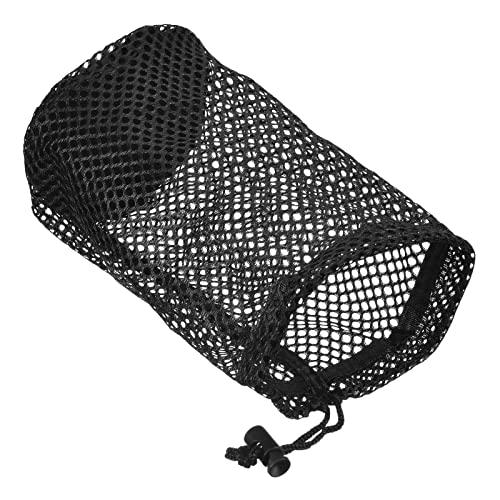 PATIKIL 22x13cm ゴルフボールバッグ ナイロン 巾着袋 収納24-32個ボール コード...