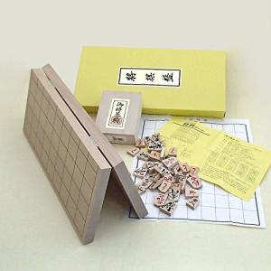 将棋セット 新桂7号折将棋盤と木製駒優良押し駒のセットの商品画像