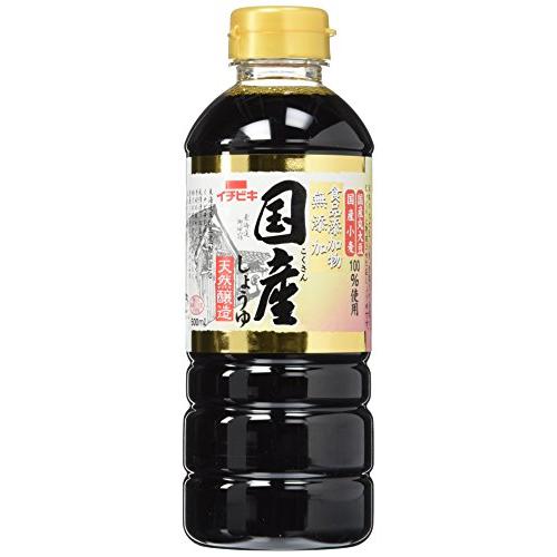 イチビキ 無添加 国産しょうゆ 500ml*4個