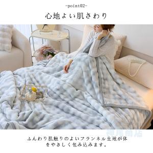 ふわとろ毛布 もこもこ毛布 厚手 ふわとろスト...の詳細画像3