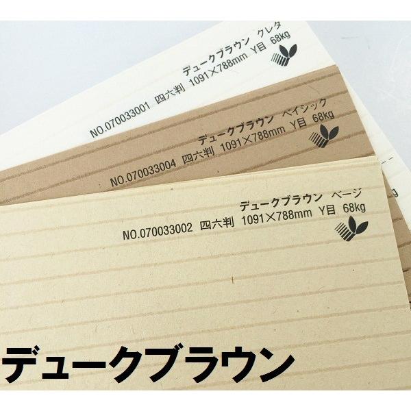 デュークブラウン 155kg(0.25mm) 選べる2色 4サイズ(A3 A4 B4 B5) (ファ...