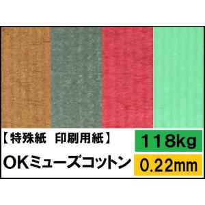 OKミューズコットン 118kg(0.22mm) 選べる131色,4サイズ(A3 A4 B4 B5) (ファンシーペーパー)｜kamiolshop