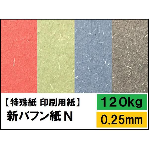 新バフン紙Ｎ 120kg(0.25mm) 選べる14色 B5 50枚 特殊紙 ファンシーペーパー 印...