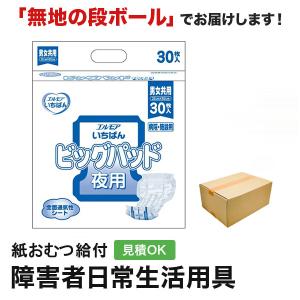 エルモア いちばんビッグパッド 男女共用 30枚入 大人用紙おむつ パッドタイプ オムツパット 尿とりパッド パッド 大人用 紙おむつ 病院・施設用｜kamiomutu-com