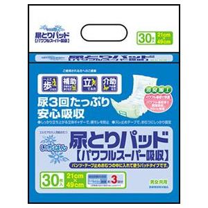 エルモ尿とりパッド パワフルスーパー吸収 30枚入り✕6 エルモア いちばん 尿とりパッド パワフルスーパー吸収 ( 30枚入