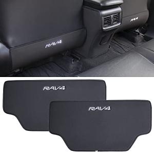LEXLEYS トヨタ 新型RAV4 XA50系 専用設計 キックガード シート バック マット キックガード 後部座席シートバックプロテクター