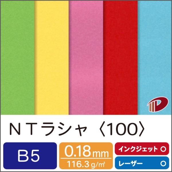 ＮＴラシャ＜100＞B5/80枚 印刷用紙 ファンシーペーパー ラシャ紙 色紙 ペーパークラフト 工...