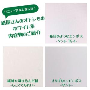 紙屋さんのオトシもの ハーフ ホワイト系特殊紙...の詳細画像2