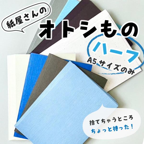 紙屋さんのオトシもの ハーフ 特殊紙 ファンシーペーパー 遊び紙 A5 詰合せ 福袋 セット【ネコポ...