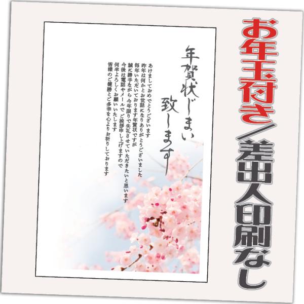 年賀状じまい お年玉付 年賀はがき 4枚 85円切手込 文章印刷済み 終活年賀状 年賀状辞退 202...