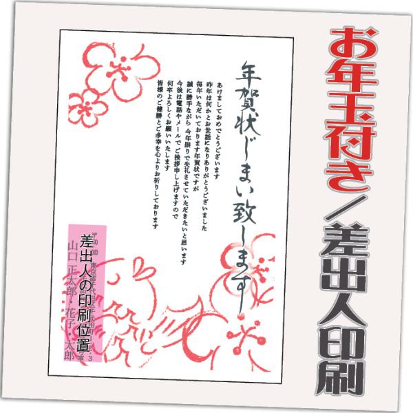 年賀状じまい お年玉付 年賀はがき 4枚 85円切手込 文章印刷済み 終活年賀状 年賀状辞退 202...