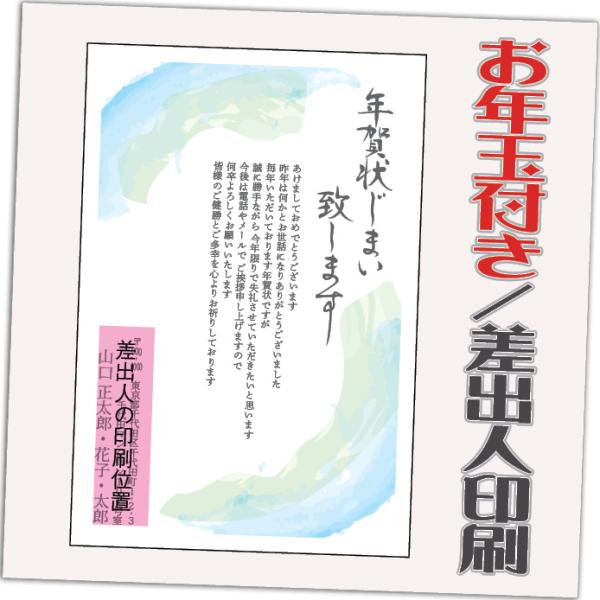 年賀状じまい お年玉付 年賀はがき 12枚 85円切手込 文章印刷済み 終活年賀状 年賀状辞退 20...