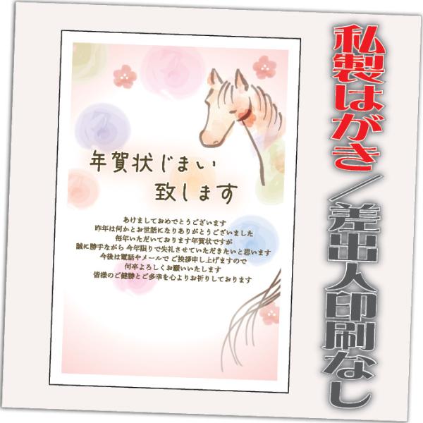 年賀状じまい 私製はがき 12枚 文章印刷済み 終活年賀状 年賀状辞退 2026年 差出人なし（デザ...