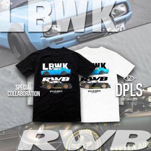 Tシャツ 半袖 コラボ 限定 RWB x LBWK x DPLS Collaboration T-shirt｜kamiwaza-japan