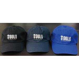 SOULSコットンロングTシャツ（ドラゴンPrint／ロゴPrint） : DEEP BLUE