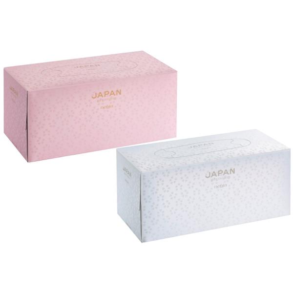 王子ネピア　ネピア　JAPANpremium　ティッシュ440枚（220組）20パック　まとめ買い　...