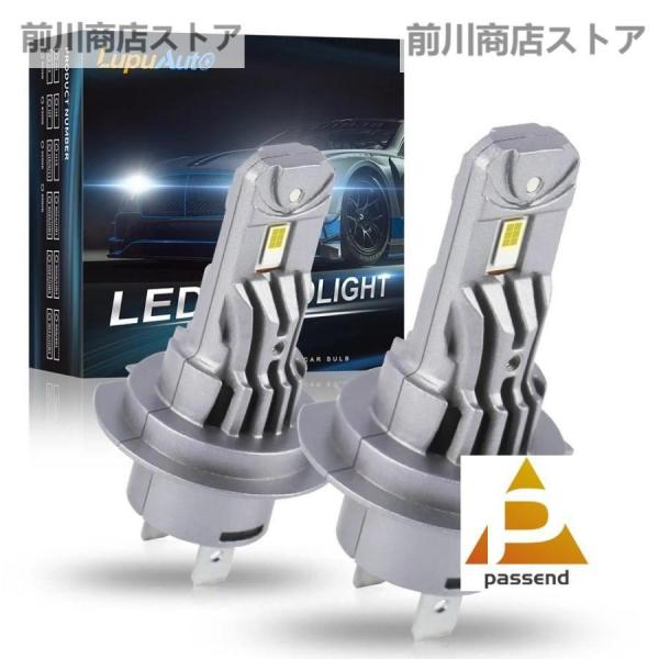 LEDヘッドライト電球 2x mini h7 80W 6000k 白 超高輝度ターボh7 ファン付き...