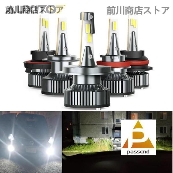 2x canbus H7 H4 H11 9005車のledヘッドライト電球H13 9007ヘッドラン...