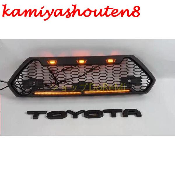 【並行輸入品】新品トヨタRAV4 アドベンチャー50系2019年- LED付きフロントグリル グリル...