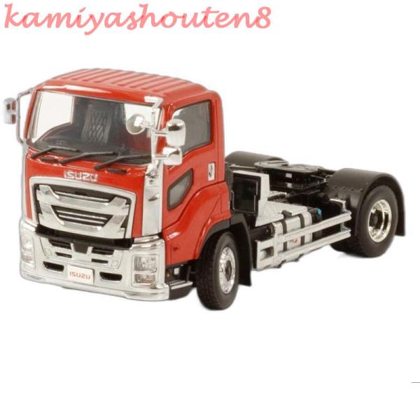 ミニカー 1/50 ISUZU GIGA SHORT CAB 4X2 作業車 レッド MI2364