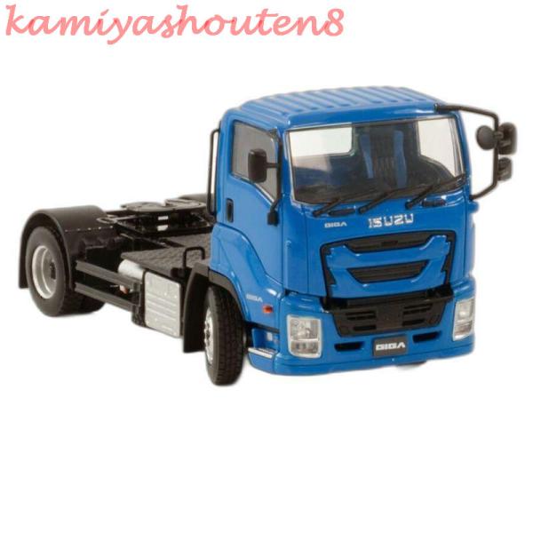 ミニカー 1/50 ISUZU GIGA SHORT CAB 4X2 作業車 ブルー MI2366