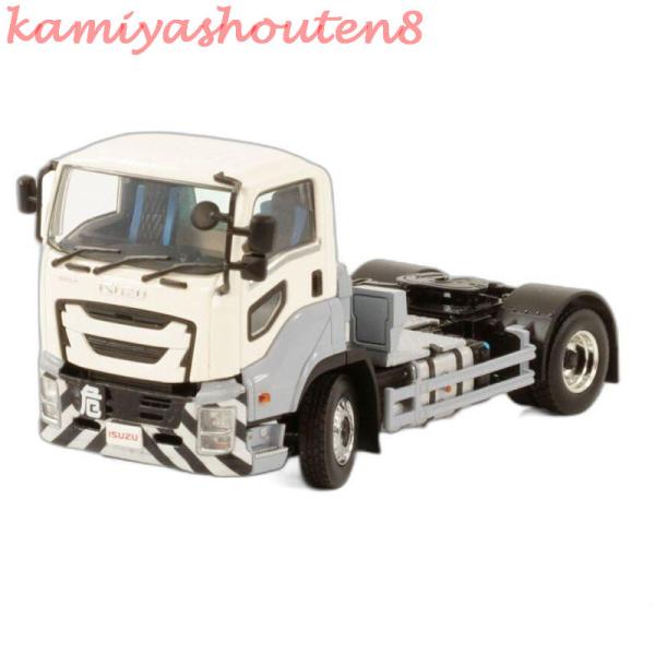 ミニカー 1/50 ISUZU GIGA SHORT CAB 4X2 作業車 ホワイト MI2368