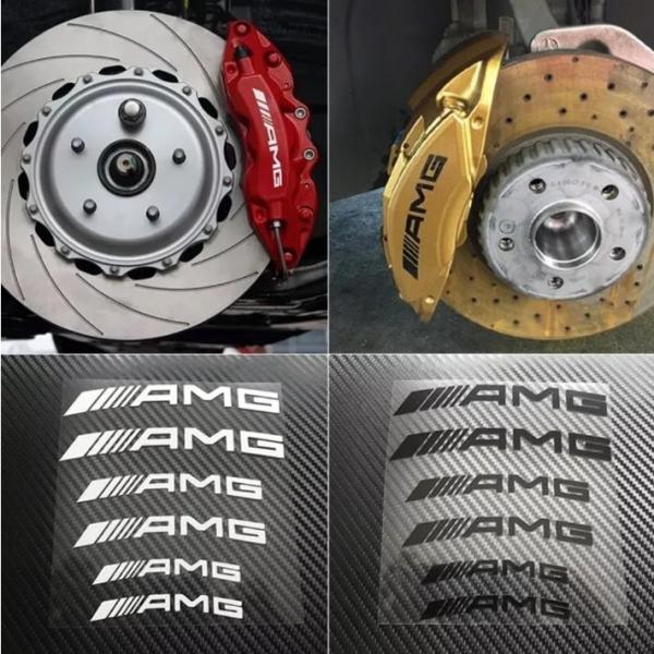 AMG ブレーキキャリパー ステッカー 白 メルセデスベンツ W205W204W203W202W20...