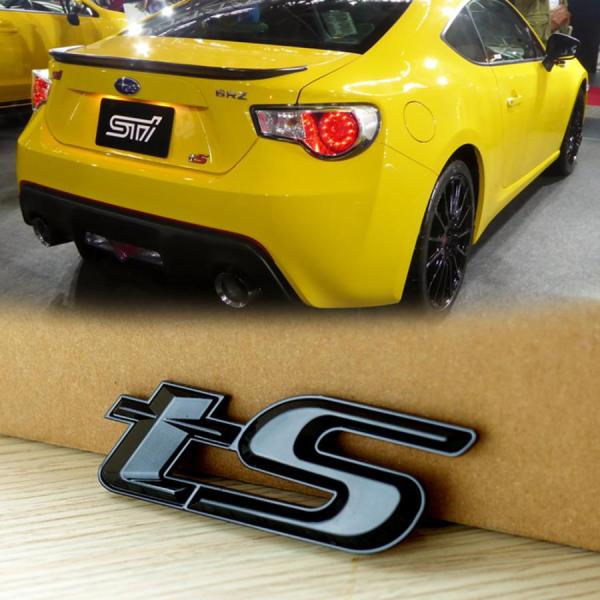 スバル tSエンブレム 黒☆ WRX S4 WRX Sti BRZ フォレスター インプレッサ XV...