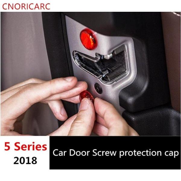Cnoricarc 1 セットabs車のドアネジ保護カバー防錆キャップ防水カバーbmw 5 シリーズ...
