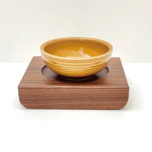 お椀 円形 筋入り 美濃焼き ねこテーブル用の詳細画像4
