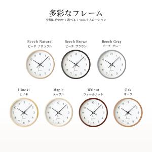 壁掛け時計 電波時計 KATOMOKU muk...の詳細画像2