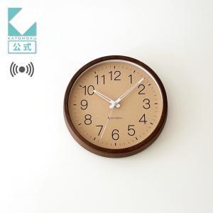 壁掛け時計 電波時計 KATOMOKU muku clock 7 ウォールナット km-93WARC