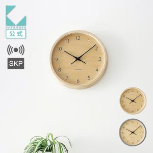 壁掛け時計 電波時計 KATOMOKU muku clock 16 SKP オーク km-108OARCS