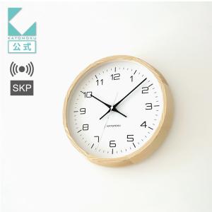 壁掛け時計 電波時計 KATOMOKU muku clock 7 SKP ナチュラル km