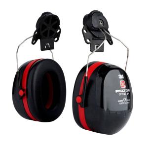 防音用イヤーマフ ヘルメット取り付け型 黒 遮音値/SNR：36dB 3M