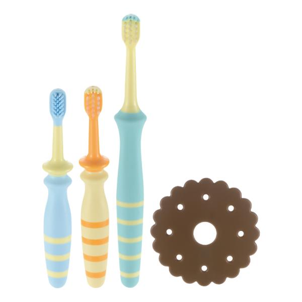 在庫限り ベビー歯ブラシ トライ たべたら歯みがきセット 奥歯用 リッチェル 乳歯 仕上げ 歯みがき...