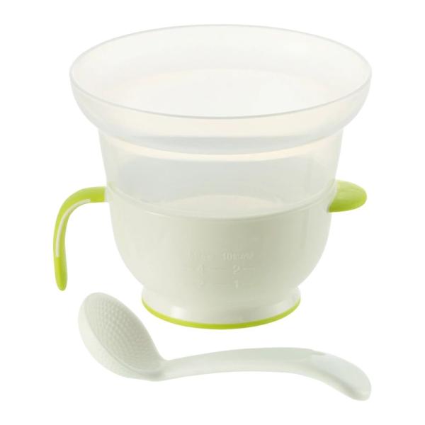 在庫限り アウトレット 電子レンジ用おかゆクッカーR リッチェル 離乳食 調理器 簡単 赤ちゃん お...