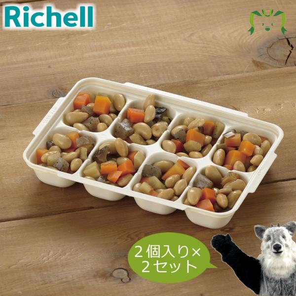 配送区分Ｒ１ セットでお得 つくりおき わけわけフリージングパック25 2個入×2 リッチェル