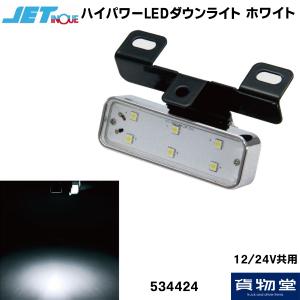 534424 ハイパワーLEDダウンライトNEO ホワイト 12/24V|トラック用品 ジェットイノウエ ダウンライト