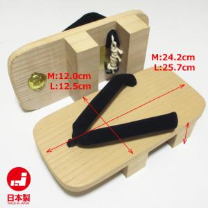 日本製 紳士 下駄 高級桐下駄 二本歯 M L...の詳細画像3