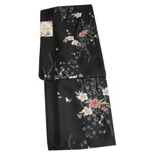 小紋 着物 単衣 Mサイズ 洗える着物 kimono カジュアル着物 普段着 街