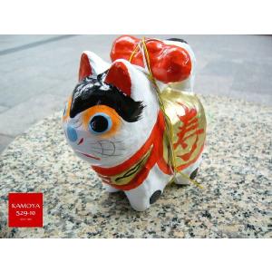 ひな祭り 置物 小物入れ 犬箱/ 須はら錦彩犬筥（大・左）（白） /雛