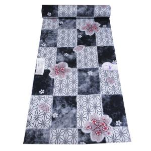 東京本染 源氏物語 紺地 みみあり 綿100% 検定 学校教材対応