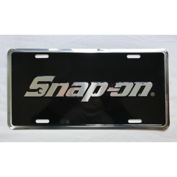 Snap-on (スナップオン) メタルライセンスプレート USA純正 並行輸入品