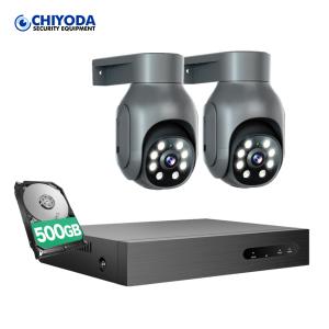 防犯カメラ PTZ 2台セット 家庭用