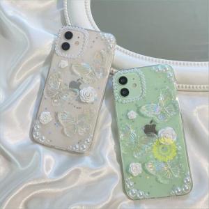 スマホケース 浮き彫り iPhone12 ケース パール iPhone11 pro Max 立体ケース カバー ケースカバー iPhoneXR