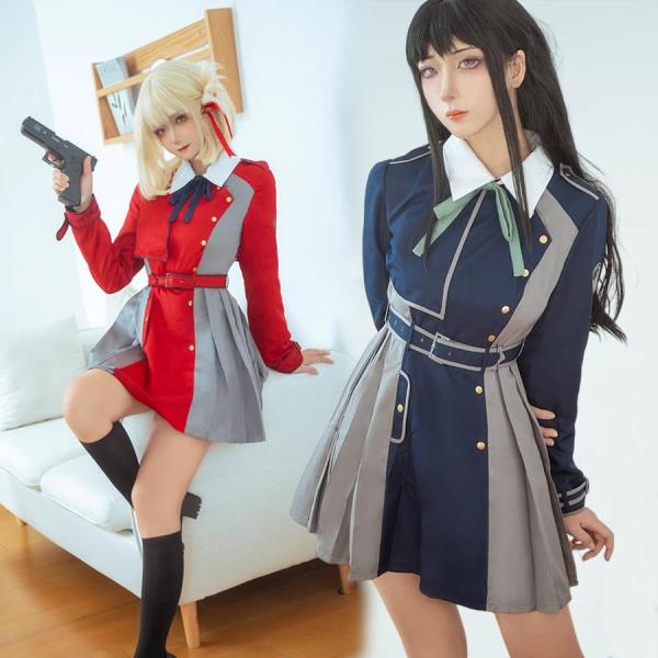 【大特価】制服 ハロウィン コスプレ 衣装 リコリス リコイル 錦木千束と井ノ上たきな コスプレ 制...
