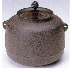 茶道具　No80　小釜　阿弥陀堂釜　高13.5×幅16.3cm